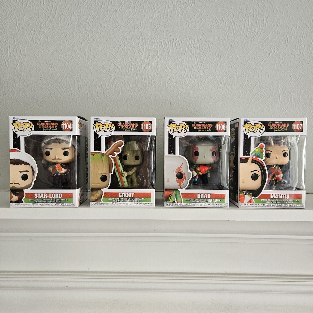 NWT- Funko X Marvel- Guardians Of The Galaxy: Holiday Special Full Set